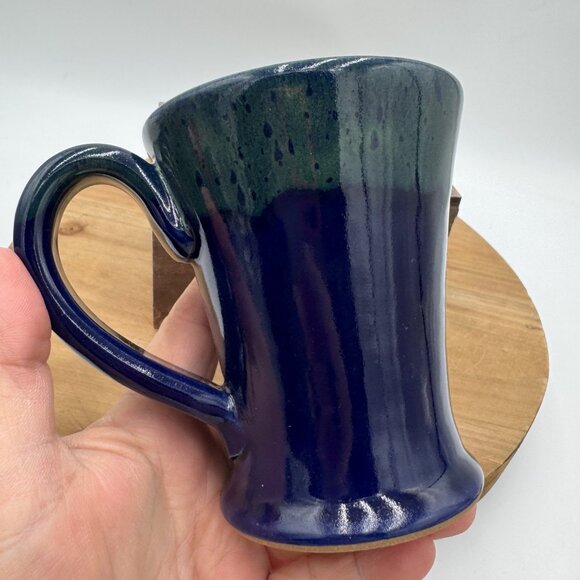 Split Twig Grand Canyon Pottery Mug Sunset Hill Stoneware Blue glaze mug cup - Picture 4 of 6